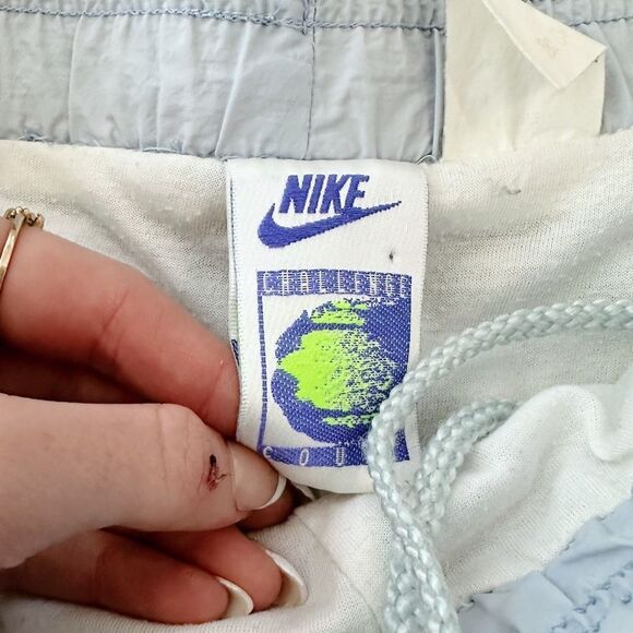 Vintage Nike Pastel Blue Windbreaker Pants - Picture 5 of 6